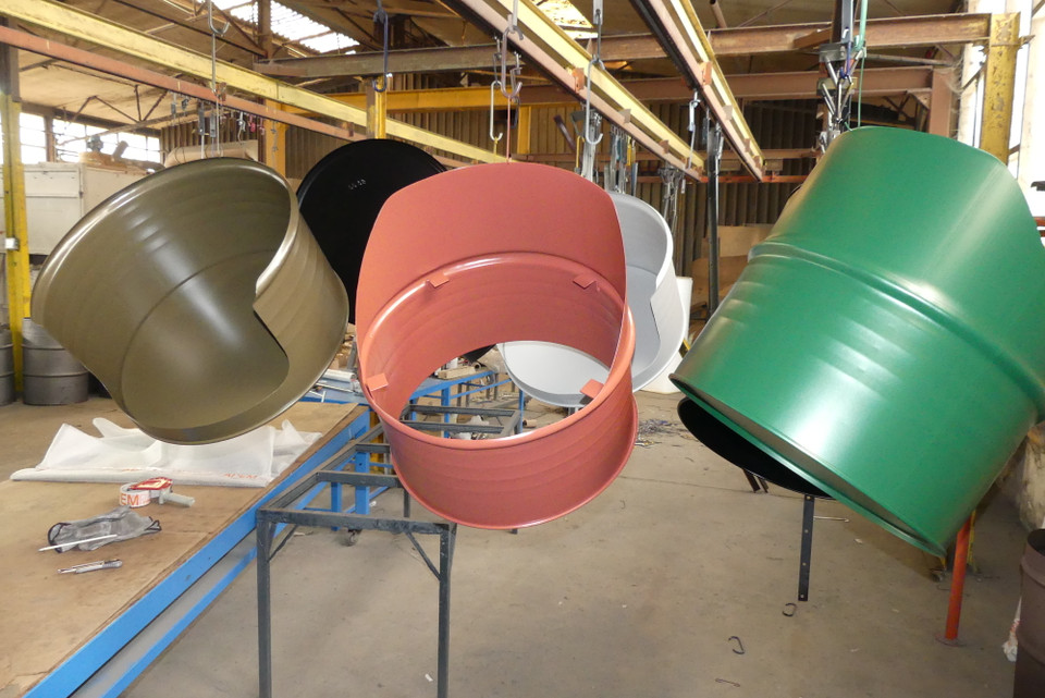 fûts d'intérieur en métal customisé